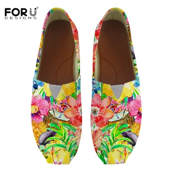 FORUDESIGNS Summer Women Fashion Flats Shoes Flower Printing Female Comfortable Canvas Shoes Woman Flat Leisure Slip-on Sneakers
FORUDESIGNS Summer Women Fashion Flats Shoes Flower Printing Female Comfortable Canvas Shoes Woman Flat Leisure Slip-on Sneakers