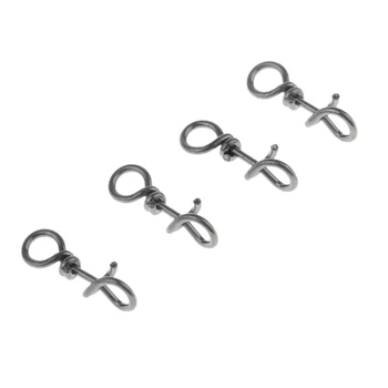 100x Black High Strength Stainless Steel Quick Lock Fishing Snaps Clips Swivels La pesca fastach clips fastach de peche
100x Black High Strength Stainless Steel Quick Lock Fishing Snaps Clips Swivels La pesca fastach clips fastach de peche