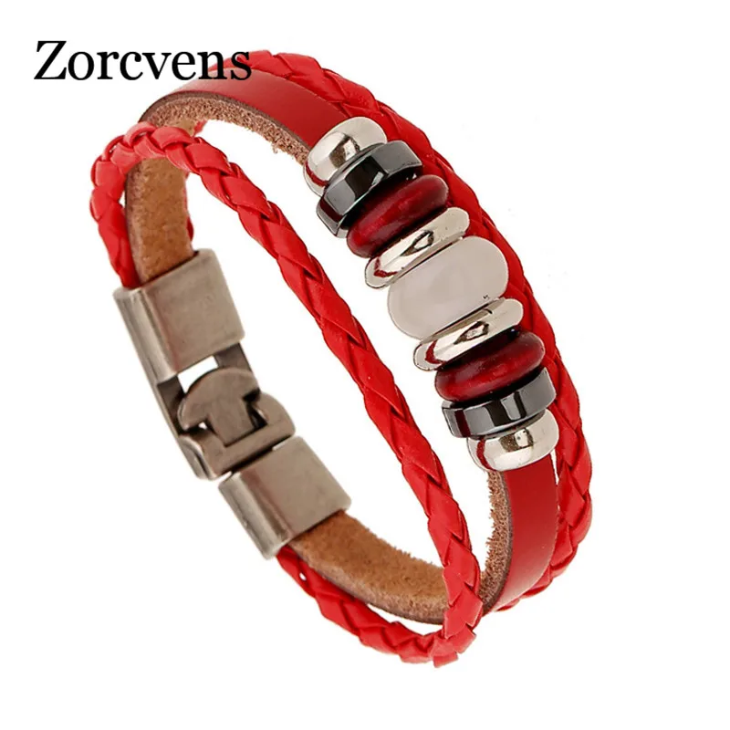 LETAPI Cool Handmade Red Leather Braided Mens Bracelets Wristband Vintage Bead Bracelet Jewelry
LETAPI Cool Handmade Red Leather Braided Mens Bracelets Wristband Vintage Bead Bracelet Jewelry