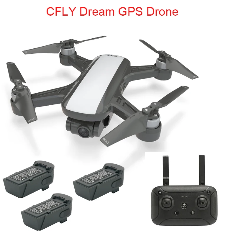CFLY Dream GPS Drone RC Quacopter 1080P HD Camera 5G wifi FPV Long Distance Transmission Follow me mode Circle flying
CFLY Dream GPS Drone RC Quacopter 1080P HD Camera 5G wifi FPV Long Distance Transmission Follow me mode Circle flying
