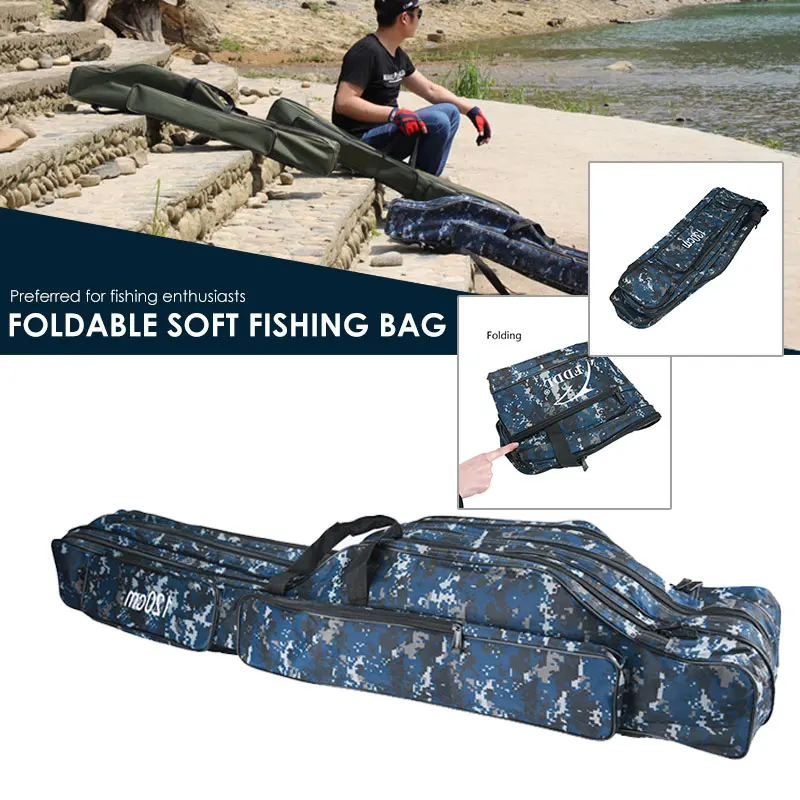 Camouflage Backpacking Convenient Fishing Rod Bag Waterproof Pouch Protector Sleeve Organizer Camping Handbag Travel
Camouflage Backpacking Convenient Fishing Rod Bag Waterproof Pouch Protector Sleeve Organizer Camping Handbag Travel
