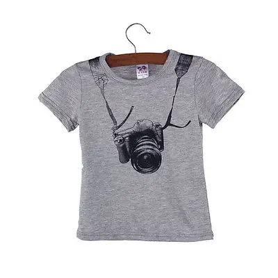 Summer Cotton baby t-shirts Boy Kids Camera Short Sleeve Cartoon Tops Children O-neck T Shirt Casual Gray Tees Clothes 1-6Y
Summer Cotton baby t-shirts Boy Kids Camera Short Sleeve Cartoon Tops Children O-neck T Shirt Casual Gray Tees Clothes 1-6Y