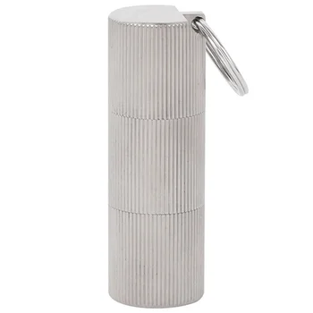 Eco-Friendly Pure Titanium Sealed Pill Case Drug Container Pill Box Portable Waterproof Outdoor Container
Eco-Friendly Pure Titanium Sealed Pill Case Drug Container Pill Box Portable Waterproof Outdoor Container