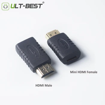 ULT-Best Mini HDMI female to HDMI male Adapter Converter Gold Plated Connector Cable for HDTV 1080P Xbox 360
ULT-Best Mini HDMI female to HDMI male Adapter Converter Gold Plated Connector Cable for HDTV 1080P Xbox 360