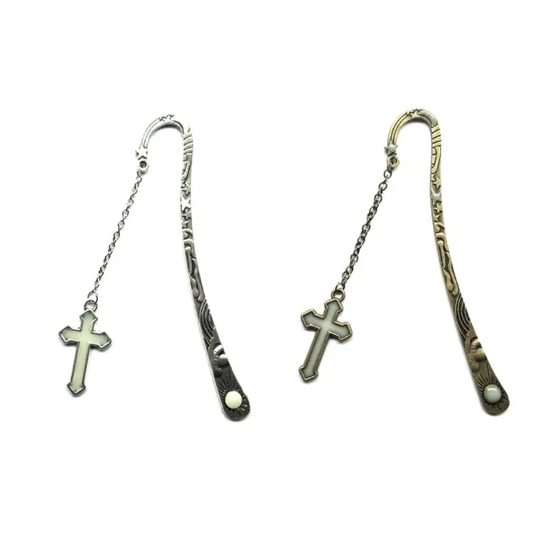 Luminous Cross Bookmarks Retro Glowing Exquisite Metal Sun and Moon Stars Bookmarks Fluorescent Metal Multi-Purpose Jewelry Gift
Luminous Cross Bookmarks Retro Glowing Exquisite Metal Sun and Moon Stars Bookmarks Fluorescent Metal Multi-Purpose Jewelry Gift