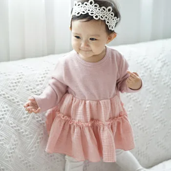 2019 Spring Toddler Baby Girl Rompers Linen Clothings Ruffles Kids Girl Lace Korean Clothings with Headband
2019 Spring Toddler Baby Girl Rompers Linen Clothings Ruffles Kids Girl Lace Korean Clothings with Headband
