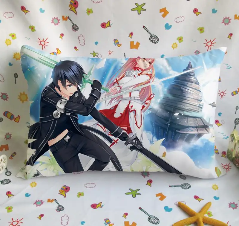Японские Аниме SAO Sword Art Online подушки постельные принадлежности пледы Наволочки Чехол 40 см * 60 см
Японские Аниме SAO Sword Art Online подушки постельные принадлежности пледы Наволочки Чехол 40 см * 60 см