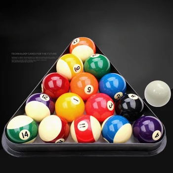 

Pool Billiard Balls One Set of 57.2mm/52.5mm Balls Bright Crystal Balls Black Eight Balls 16 Color Billiard Snooker Sell for Set