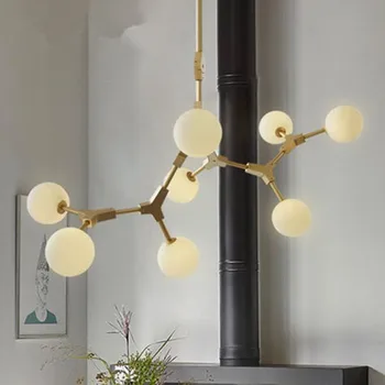 Modern Loft Apartment Decro Pendant Light Creative Conciese Led Glass Ball Tree Branches Hanging Light Fixtures Free Shipping
Modern Loft Apartment Decro Pendant Light Creative Conciese Led Glass Ball Tree Branches Hanging Light Fixtures Free Shipping