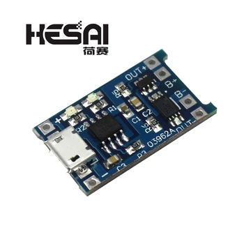 5V Micro USB 1A 18650 TP4056 Lithium Battery Charging Board with Protection Charger Module
5V Micro USB 1A 18650 TP4056 Lithium Battery Charging Board with Protection Charger Module
