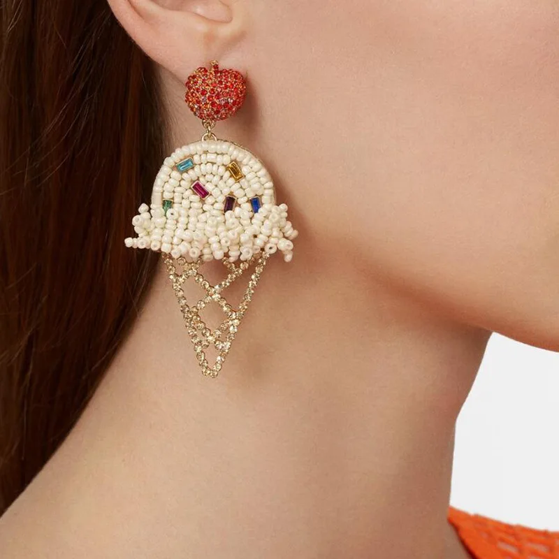 2019 Summer Vacation Simple Fashion Candy Gold Color Ice Cream Earrings For Women Dangle Drop Earrings Jewelry Party Gift
2019 Summer Vacation Simple Fashion Candy Gold Color Ice Cream Earrings For Women Dangle Drop Earrings Jewelry Party Gift