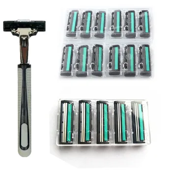 2019 New Men Handle Shaving Razor Shaver Replaceable Straight Manual Razor Beard Trimmer with 30pcs Double Layers Razor Blades
2019 New Men Handle Shaving Razor Shaver Replaceable Straight Manual Razor Beard Trimmer with 30pcs Double Layers Razor Blades