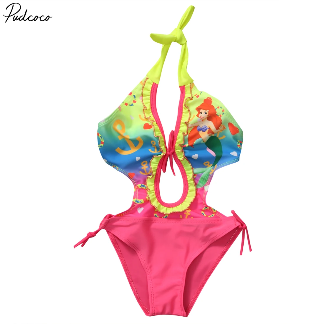 Helen115 Lovely Kid Baby Girls Summer Cartoon Mermaid Printed Belt Swimsuit One Piece 2-7Years
Helen115 Lovely Kid Baby Girls Summer Cartoon Mermaid Printed Belt Swimsuit One Piece 2-7Years