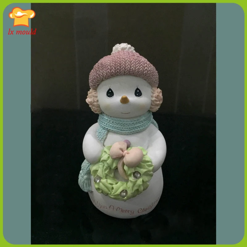 Snowman Candle DIY Silicone Mould Hand Christmas Wreath 3D Christmas Fondant Silicone Mould Snowman Soap Silicone Mould
Snowman Candle DIY Silicone Mould Hand Christmas Wreath 3D Christmas Fondant Silicone Mould Snowman Soap Silicone Mould