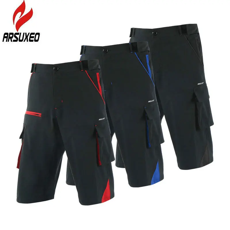 Arsuxeo Men's Summer Cycling Shorts MTB Bike Bicycle DH Outdoor Sportswear Hiking Leisure Clothing - 2018 New Arrival 1708
Arsuxeo Men's Summer Cycling Shorts MTB Bike Bicycle DH Outdoor Sportswear Hiking Leisure Clothing - 2018 New Arrival 1708