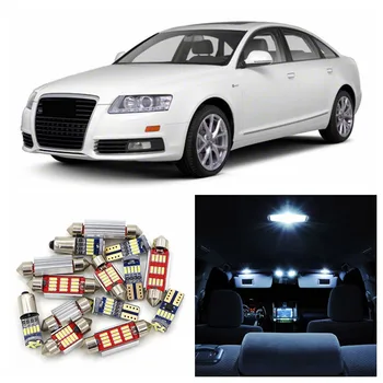 18pcs White Canbus Car Super Bright LED Light Bulbs Interior Package Kit For 2006-2011 Audi A6 C6 Map Dome Visor mirrow Lamp
18pcs White Canbus Car Super Bright LED Light Bulbs Interior Package Kit For 2006-2011 Audi A6 C6 Map Dome Visor mirrow Lamp