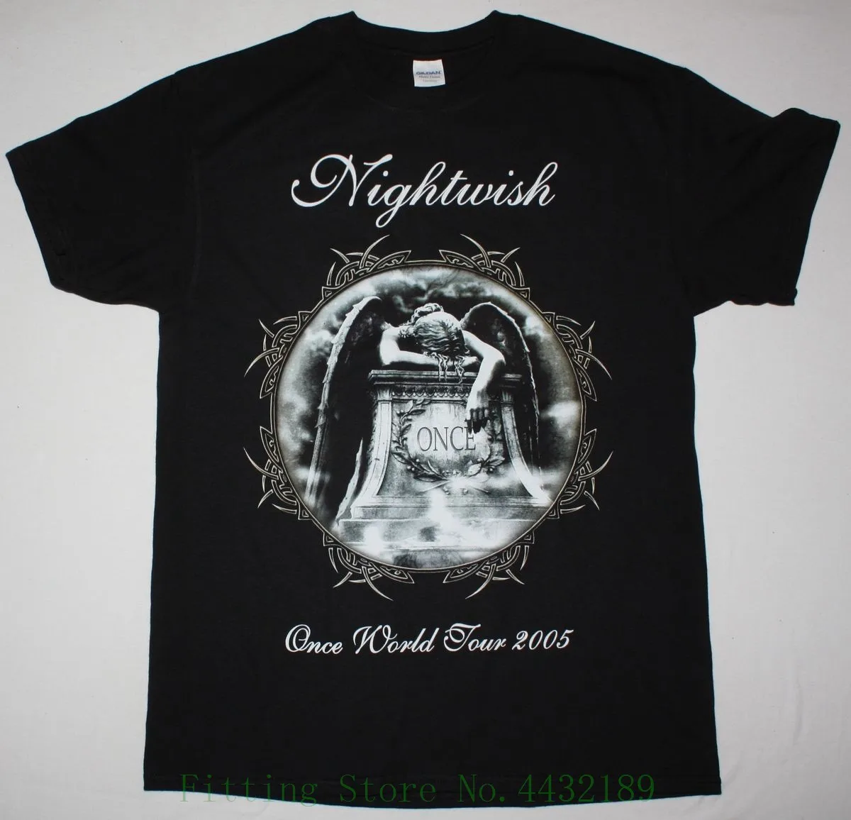 Nightwish Once Tour Black T Shirt Within Temptation Tarja Turunen Xandria Epica 2019 Fashion Short Sleeve
Nightwish Once Tour Black T Shirt Within Temptation Tarja Turunen Xandria Epica 2019 Fashion Short Sleeve