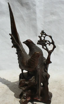 song voge gem S1806 12" Chinese Bronze Folk Feng Shui tree Two pied magpie bird Statue sculpture
song voge gem S1806 12" Chinese Bronze Folk Feng Shui tree Two pied magpie bird Statue sculpture