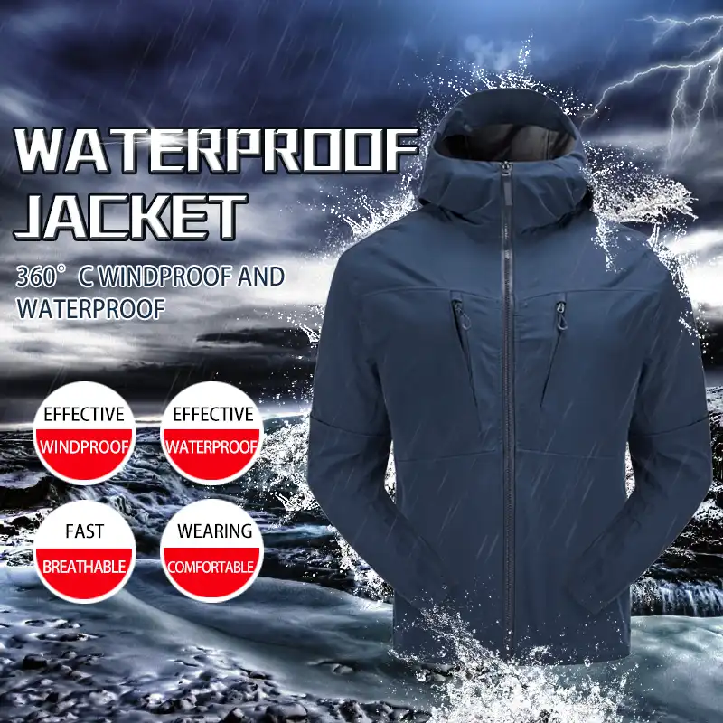 men's fast hike waterproof jacket