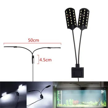 AC220V 15W Aquarium LED Lighting Clip on Double Lamp Fresh Water Plants Grow Light LED Aquarium for Nano Fish Tanks EU Plug
AC220V 15W Aquarium LED Lighting Clip on Double Lamp Fresh Water Plants Grow Light LED Aquarium for Nano Fish Tanks EU Plug