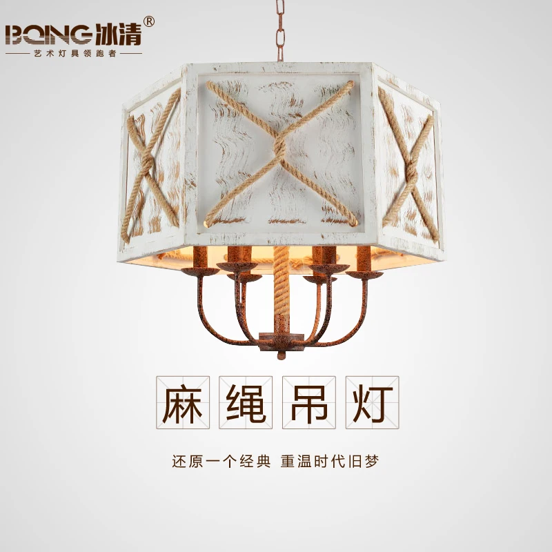 art RETRO rope chandelier American country Restaurant Bar Cafe personality wood lamp
art RETRO rope chandelier American country Restaurant Bar Cafe personality wood lamp
