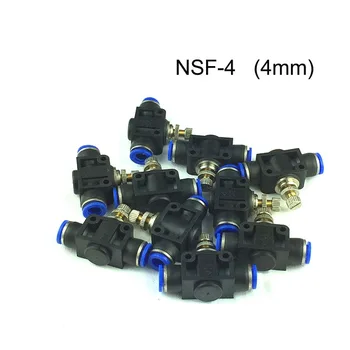 Pneumatic Quick Fitting 4mm to 4mm Push In Speed Controller Valve/NSF-4 BLUE /50pcs
Pneumatic Quick Fitting 4mm to 4mm Push In Speed Controller Valve/NSF-4 BLUE /50pcs