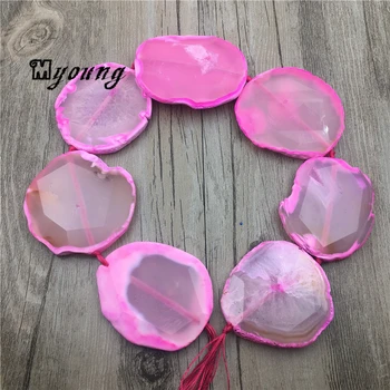 Faceted Clear Agates Quartz Druzy Slice Pendant Beads With Pink Edges,Freeform Nature Stone Slab Agates Geode Beads MY1539
Faceted Clear Agates Quartz Druzy Slice Pendant Beads With Pink Edges,Freeform Nature Stone Slab Agates Geode Beads MY1539