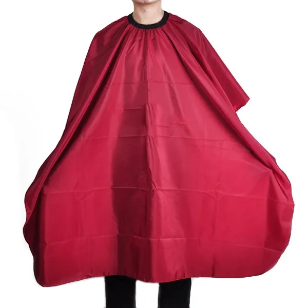 Image Fashion Hair Cutting Cape Cloth Apron Shade Red Waterproof Salon Hairdressing Haircutting Gown Hairdresser For Styling Tools
