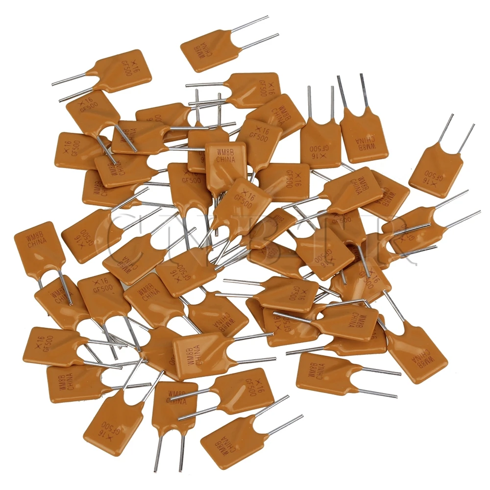 CNBTR 50 x 5A 16V 5000mA PolySwitch Resettable Fuse RUF500 Poly Switch Fuses Polyfuse
CNBTR 50 x 5A 16V 5000mA PolySwitch Resettable Fuse RUF500 Poly Switch Fuses Polyfuse