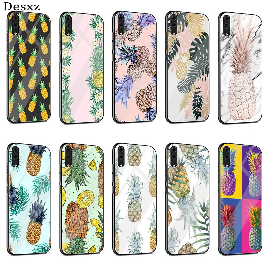 Чехол для телефона с мраморным ананасом Huawei P10 P30 P20 P Smart Pro Mate 10 20 Lite Y6 Y9 Honor 7A 8X9