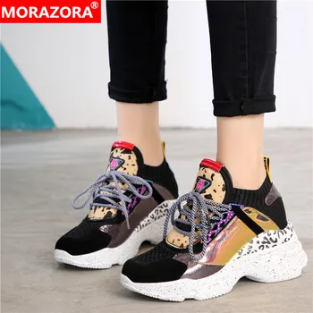 MORAZORA Plus size 35-42 New Genuine Leather sneakers women platform flats lace up round toe spring summer ladies shoes
MORAZORA Plus size 35-42 New Genuine Leather sneakers women platform flats lace up round toe spring summer ladies shoes