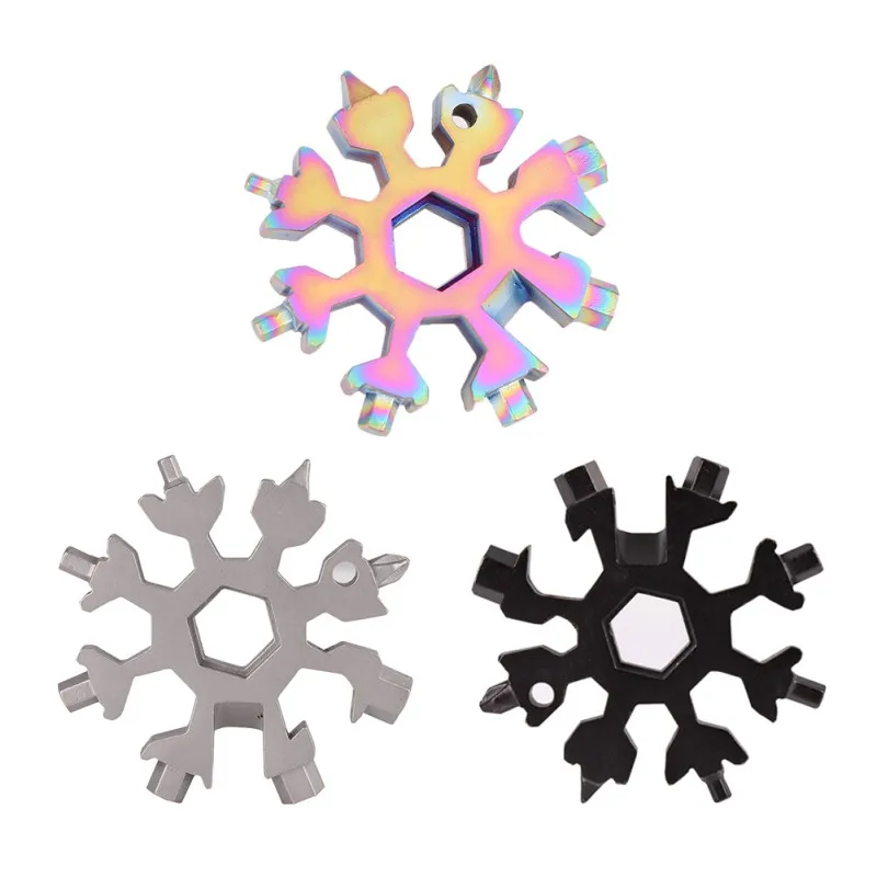 18-in-1 EDC multi-tool card combination Compact and portable outdoor products Snowflake EDC tool card
18-in-1 EDC multi-tool card combination Compact and portable outdoor products Snowflake EDC tool card