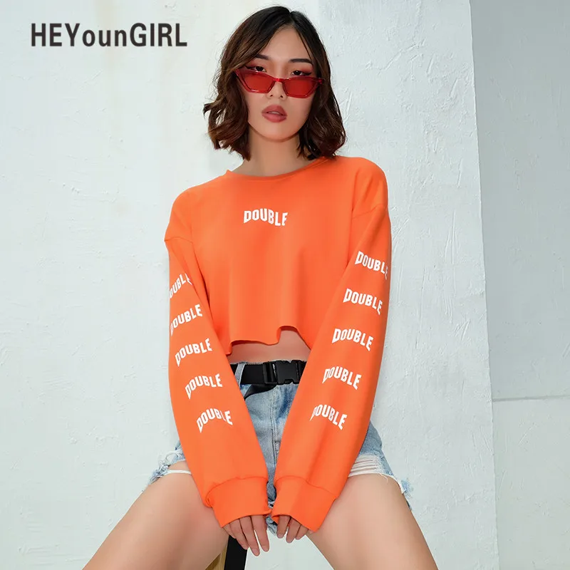 HEYounGIRL Casual Loose Harajuku Sweatshirts Women Print Letter Cropped Hoodie Tops Tees Long Sleeve Autumn Spring Pullovers
HEYounGIRL Casual Loose Harajuku Sweatshirts Women Print Letter Cropped Hoodie Tops Tees Long Sleeve Autumn Spring Pullovers