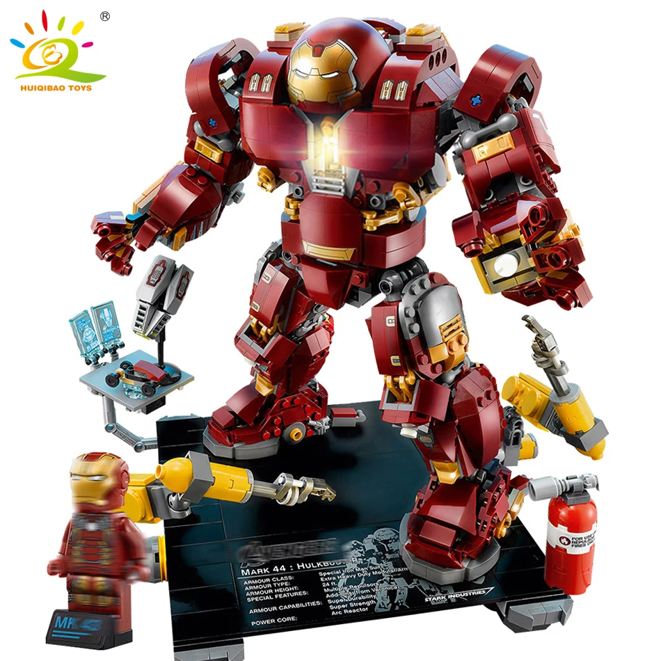 HUIQIBAO TOYS 1530pcs Infinity War Iron Man Building Blocks For Children Marveled Avengers Legorreta Educational Bricks Boy Gift
HUIQIBAO TOYS 1530pcs Infinity War Iron Man Building Blocks For Children Marveled Avengers Legorreta Educational Bricks Boy Gift