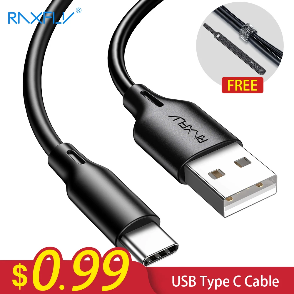 RAXFLY USB Type C Cable For Samsung S10 S9 Fast Data Sync Charger Wire USB C Cable For Xiaomi mi9 Redmi Note 7 Phone Charge Cord
RAXFLY USB Type C Cable For Samsung S10 S9 Fast Data Sync Charger Wire USB C Cable For Xiaomi mi9 Redmi Note 7 Phone Charge Cord