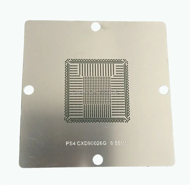 Бесплатная доставка! Трафарет для реболлинга BGA PS4 CXD90026G, 90x90 мм, Шаг 1,0 мм, 5 шт./компл.
Бесплатная доставка! Трафарет для реболлинга BGA PS4 CXD90026G, 90x90 мм, Шаг 1,0 мм, 5 шт./компл.