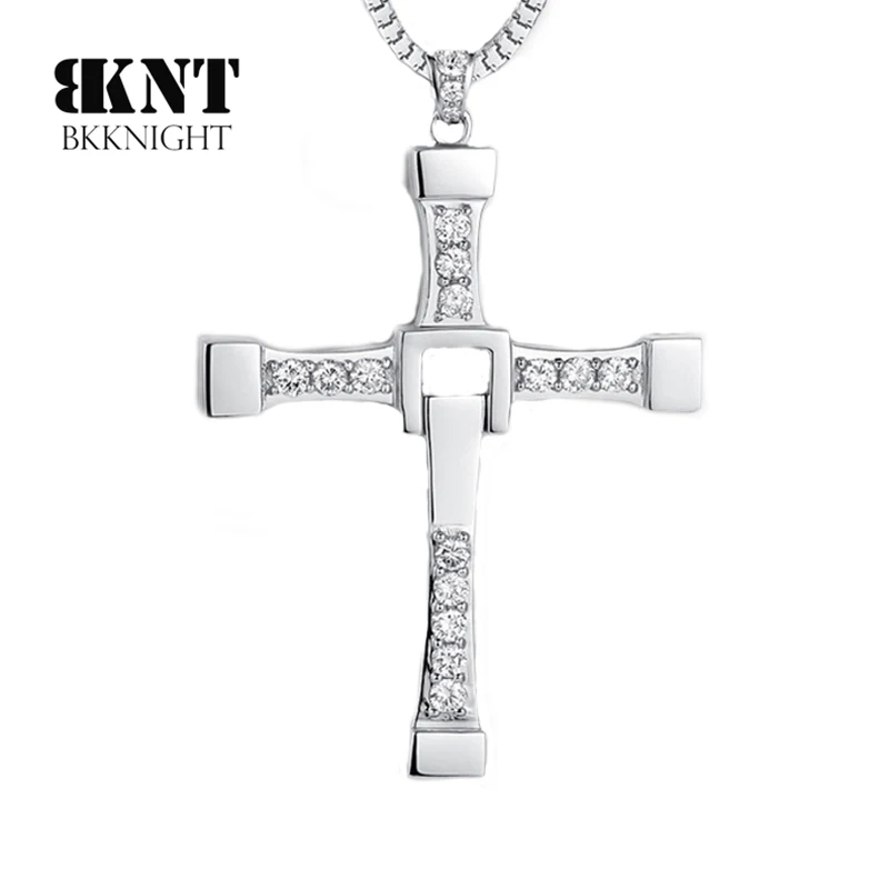 Fast and Furious 8 Hip hop CZ stones Cross necklace pendant 316 stainless steel Dominic Toretto necklace men women jewelry
Fast and Furious 8 Hip hop CZ stones Cross necklace pendant 316 stainless steel Dominic Toretto necklace men women jewelry