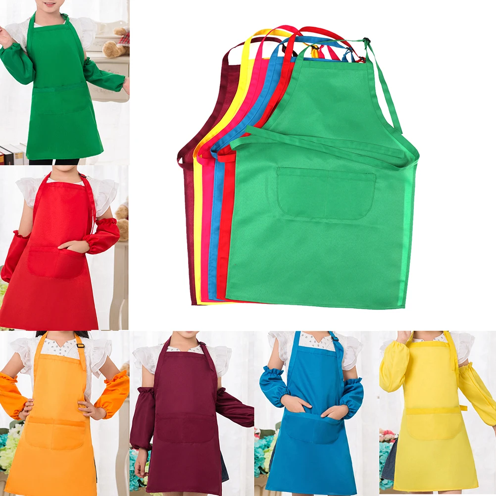 DIY Paint Antifouling Aprons For Kids Kindergarten Waterproof Anti-Wear Apron Painting Drawing Coat for Children Costume Crafts
DIY Paint Antifouling Aprons For Kids Kindergarten Waterproof Anti-Wear Apron Painting Drawing Coat for Children Costume Crafts