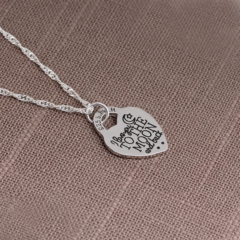 Europe and the united states cross-border jewelry creative love pendant I love to moon and back ladies necklace
Europe and the united states cross-border jewelry creative love pendant I love to moon and back ladies necklace