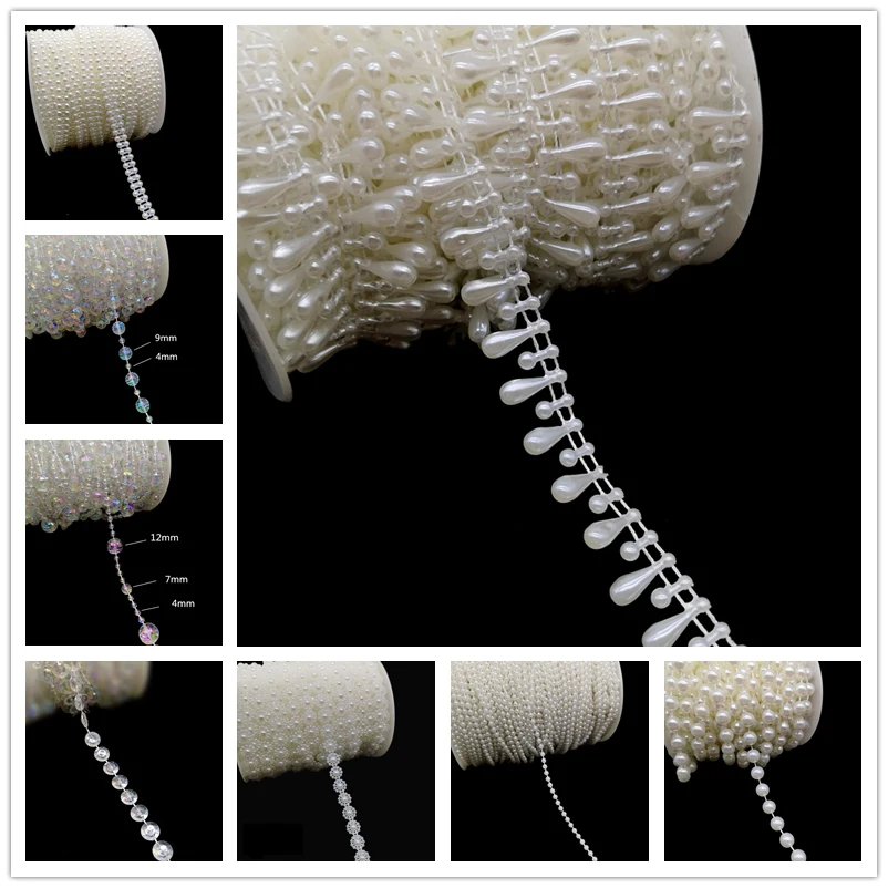 11 Styles Fishing Line Artificial Pearls Beads Chain DIY Garland Wedding Party Decoration Supplies Bride Flowers Accessory
11 Styles Fishing Line Artificial Pearls Beads Chain DIY Garland Wedding Party Decoration Supplies Bride Flowers Accessory