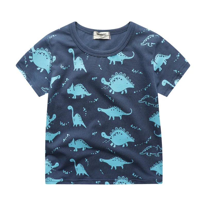New children summer clothing baby boy cotton dinosaur print short sleeve T-shirt kid boy casual sport T-shirt 2-8Y 2206 16 
New children summer clothing baby boy cotton dinosaur print short sleeve T-shirt kid boy casual sport T-shirt 2-8Y 2206 16