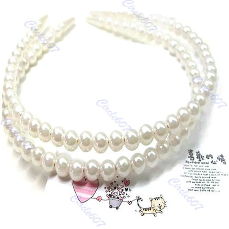 1Pc Glossy Faux White Pearl Hairband Headband Hair Band Bands With Hair Holder Hoop
1Pc Glossy Faux White Pearl Hairband Headband Hair Band Bands With Hair Holder Hoop