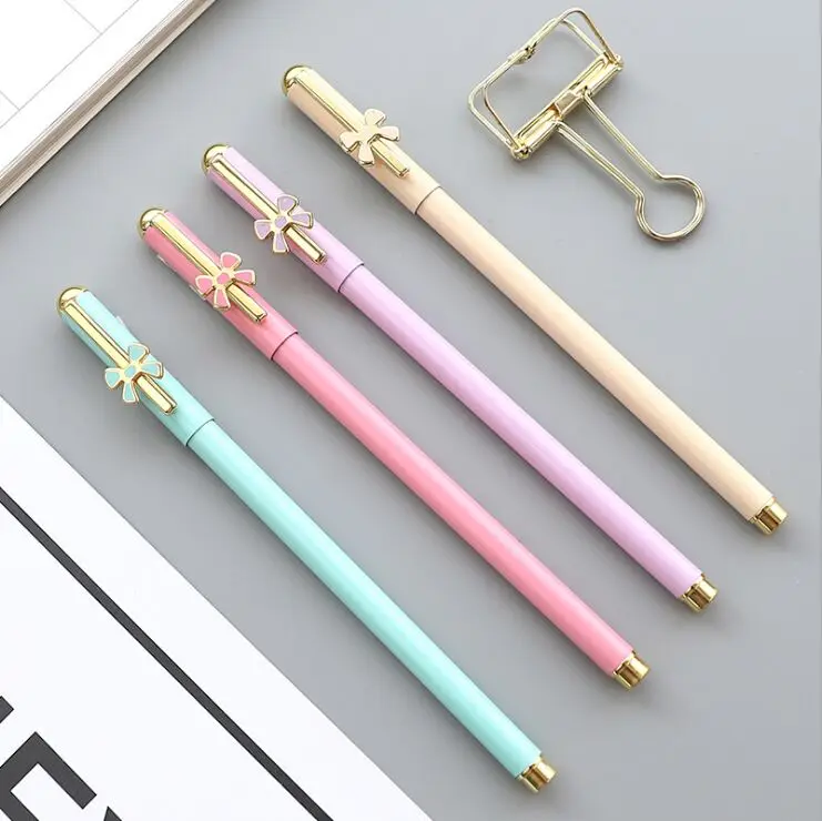0.5mm simple pin metal case candy color gold bow Gel Pen Ink Pen Promotional Gift Stationery School & Office Supply
0.5mm simple pin metal case candy color gold bow Gel Pen Ink Pen Promotional Gift Stationery School & Office Supply