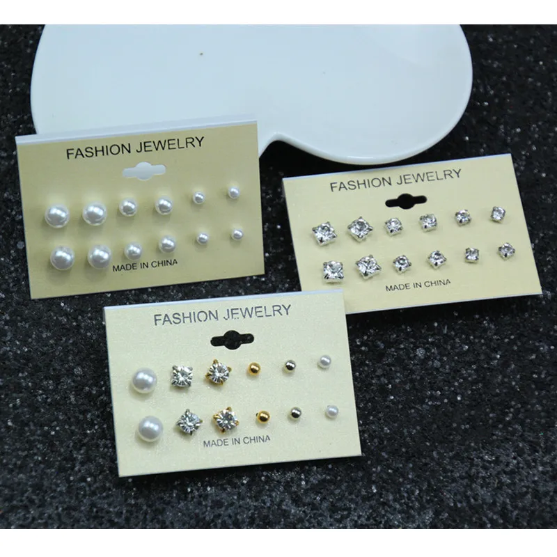 Fashion 6 Pair/ set Punk Accessories Crystal Stud Earrings Set For Women Round Flower Gothic Design Brincos Jewelry Bijoux
Fashion 6 Pair/ set Punk Accessories Crystal Stud Earrings Set For Women Round Flower Gothic Design Brincos Jewelry Bijoux