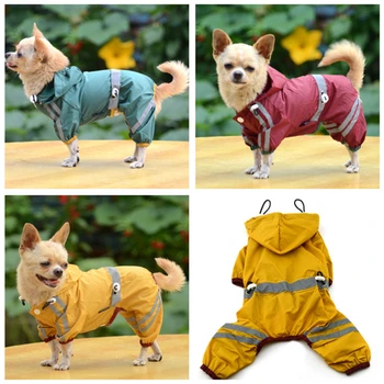 Waterproof Dog Raincoat Chihuahua Dog Clothes Reflective Dog Jacket for Small Medium Dogs Pet Clothing Rain Coat Jumpsuit 12c2S2
Waterproof Dog Raincoat Chihuahua Dog Clothes Reflective Dog Jacket for Small Medium Dogs Pet Clothing Rain Coat Jumpsuit 12c2S2
