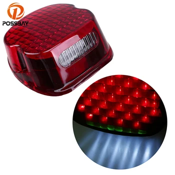 POSSBAY Universal Motorcycle Rear Taillight Motorbike Tail Light Scooter Integrated LED Light Red White Color Lights For Harley
POSSBAY Universal Motorcycle Rear Taillight Motorbike Tail Light Scooter Integrated LED Light Red White Color Lights For Harley