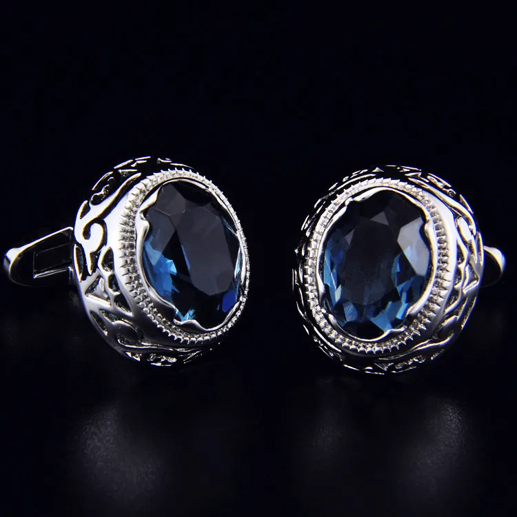 SPARTA Duke Plated with White Gold dark blue AAA Class zircon cufflinks men's Cuff Links + Free Shipping !!! metal buttons
SPARTA Duke Plated with White Gold dark blue AAA Class zircon cufflinks men's Cuff Links + Free Shipping !!! metal buttons