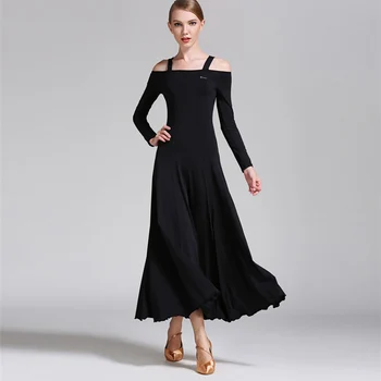 Ballroom Dance Dress Elegant Long Sleeve Stage Dancing Wear Women's Cheap Ballroom Flamenco Competition Dresses 
Ballroom Dance Dress Elegant Long Sleeve Stage Dancing Wear Women's Cheap Ballroom Flamenco Competition Dresses