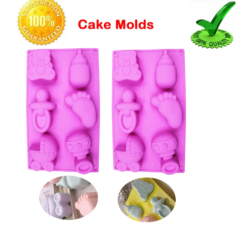 Cake Silicone Mold Tools DIY Jelly Pudding Chocolate Cake Decorating Tool Baby Car Foot Bear Bottle Pattern Baking Tool
Cake Silicone Mold Tools DIY Jelly Pudding Chocolate Cake Decorating Tool Baby Car Foot Bear Bottle Pattern Baking Tool