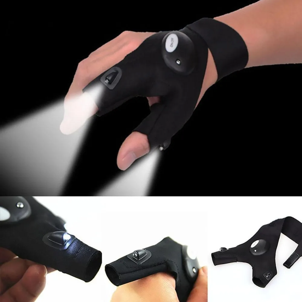 Night Auto LED Light Finger Lighting Flashing Gloves Outdoors Electrician Repair Work
Night Auto LED Light Finger Lighting Flashing Gloves Outdoors Electrician Repair Work